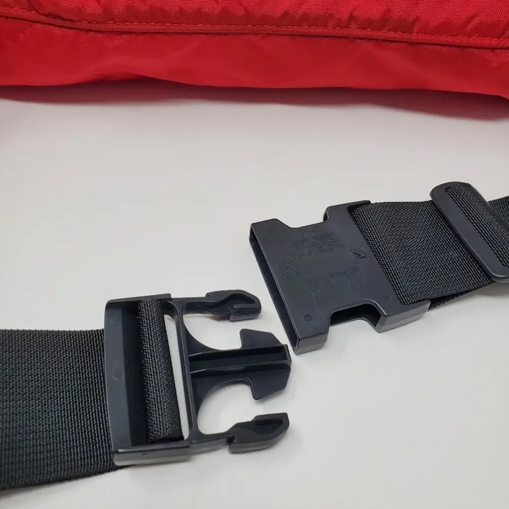Vintage The North Face Red & Blue Nylon Large belt/waist bag in Great condition